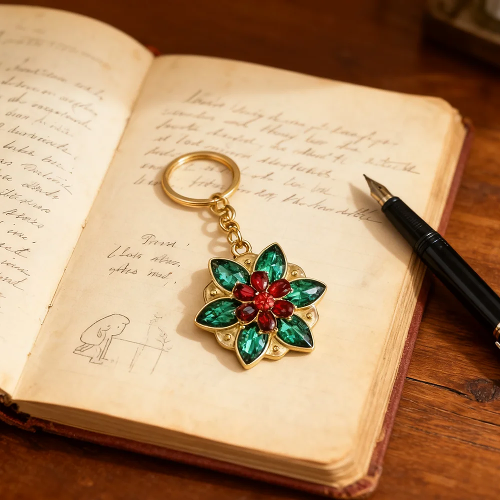 الملونة كريستال زهرة المفاتيح Anastasia المرأة كيرينغ للنساء الفتيات حقيبة الظهر مفتاح سلسلة تأثيري المجوهرات #2