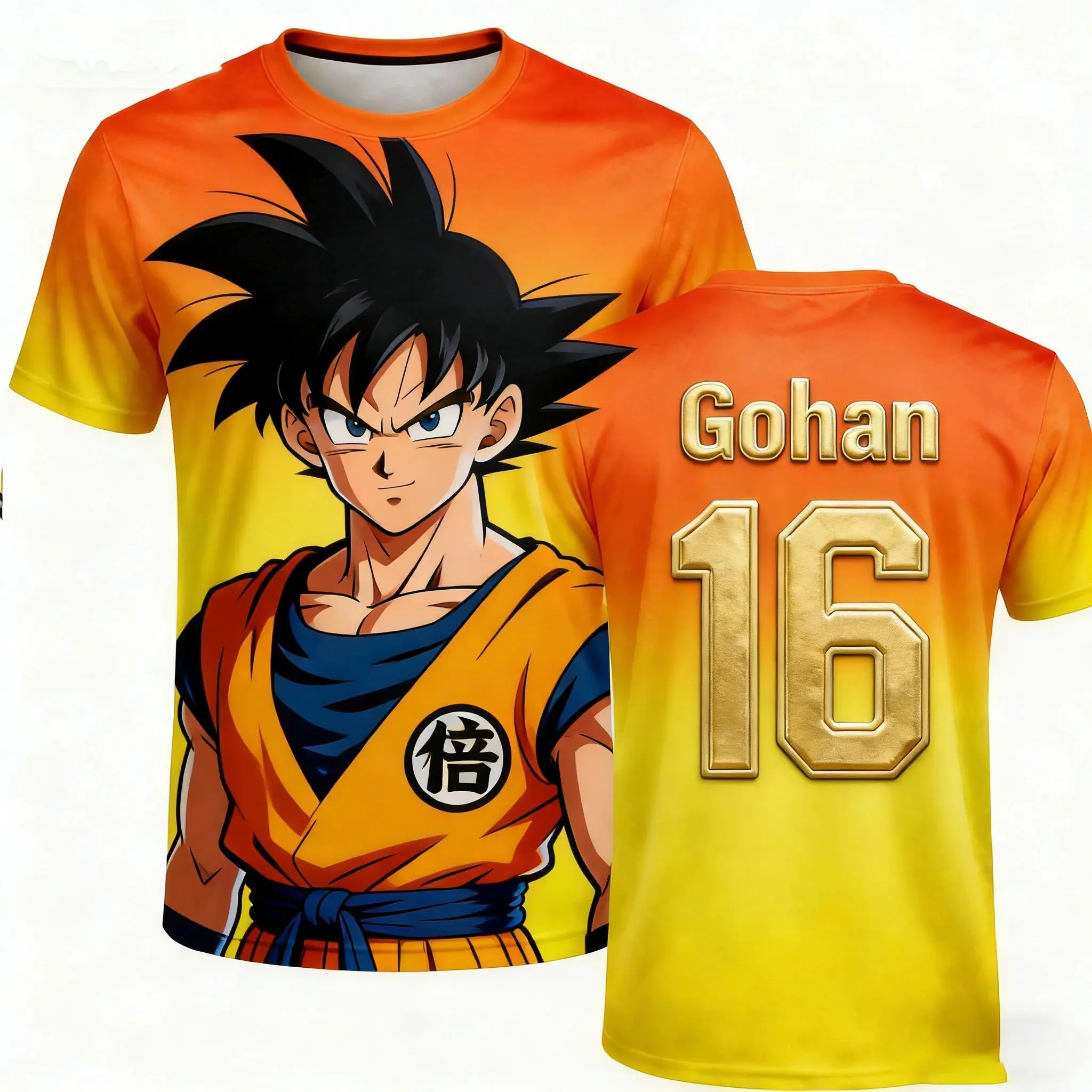 

2026 Dragon Ball Sports Shirt Quick Drying Knitted Dragon Ball 3D T-shirt, Comfortable and Fashionable, Essential for Anime Fans