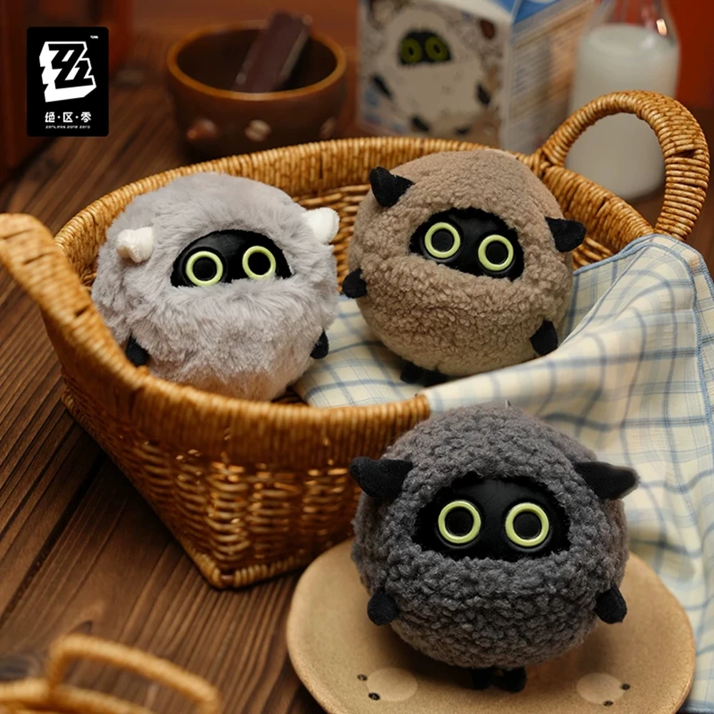 Official ZenlessZoneZero Genuine “Meye Shiguang” Series Meimei Cloth-Covered Plush Keychain, Gaming Merchandise, Decor, Gift