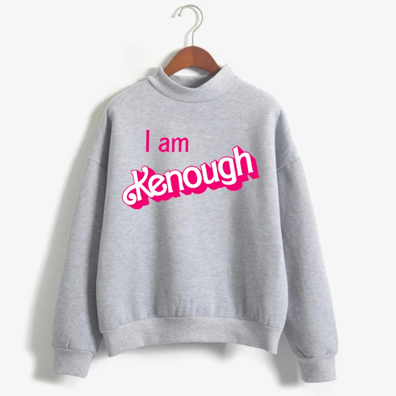 

2023 Hoody I Am Kenough Print Sweatshirt Hoodie Harajuku Hoodies Vintage Clothes Hip Hop Women Oversized Y2k Casual Streetwear