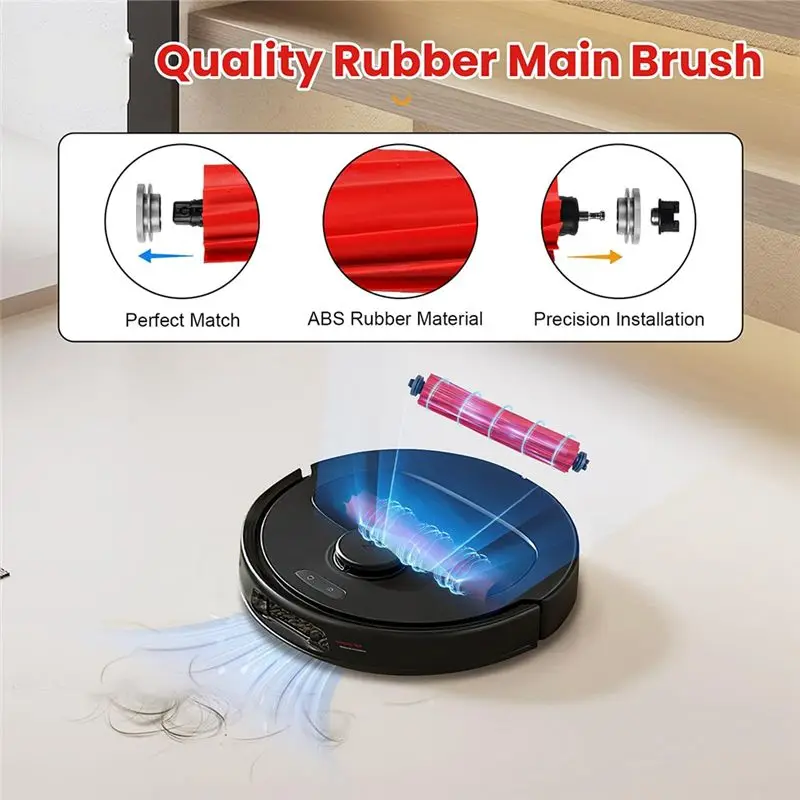Suitable For Roborock Sweeping Robot Qrevo Pro Main Side Brush For Greater Durability