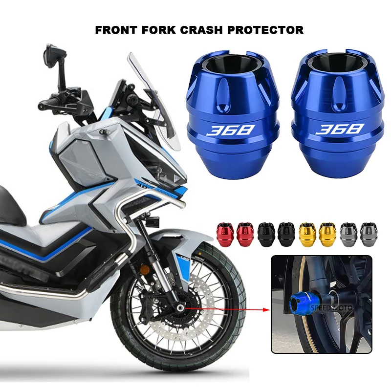 

For ZONTES 368G 368D 368E 368K 368R 368T 368 D/M/E/K/G/R/T/S 2025 2026 Motorcycle Front Fork Slider Wheel Axle Crash Protector