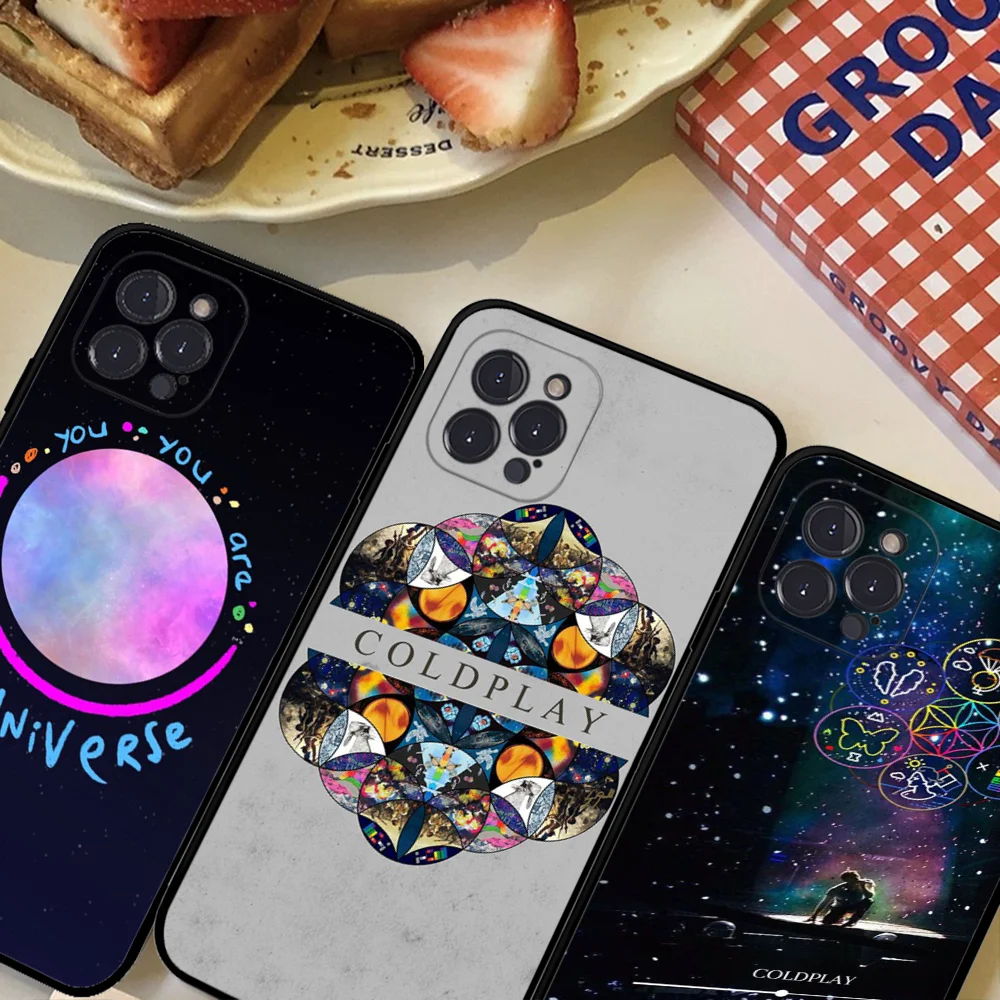 C-Coldplay  Phone Case For iPhone 15 14 11 12 13 Mini Pro XS Max Cover 6 7 8 Plus X XR SE 2020 Funda Shell