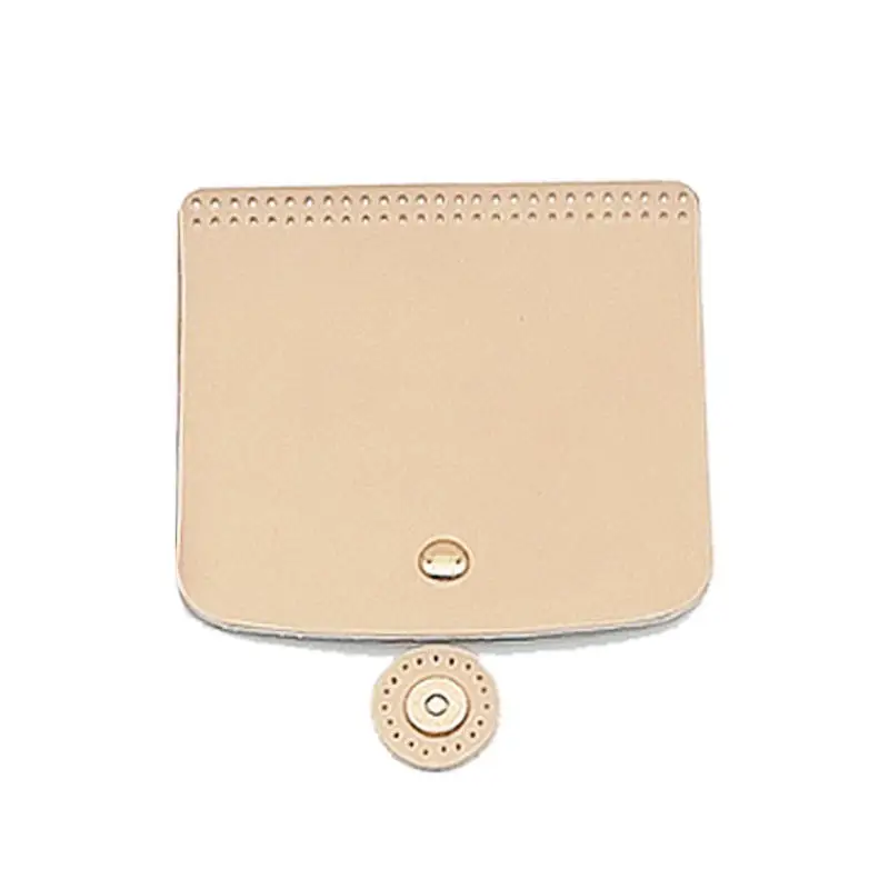 إكسسوارات أجزاء الحقيبة بلون سادة، حقيبة كتف بديلة، غطاء مادة رفرف مصنوع يدويًا، حقيبة يد سفلية يمكنك صنعها بنفسك