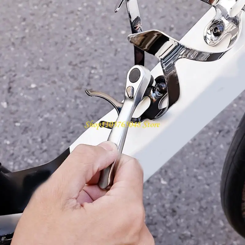 

R53E Universal Bicycles Ratchet Spanner Light Weight Aluminum Alloys Bike Wrenches Outdoor Cycling Maintenance Tool