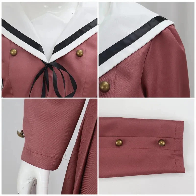 A;3,v;7'd/Disfraz de cosplay de anime Kaoru Hana wa Rin to Saku Kaoruko Waguri, peluca, uniforme, fiesta de Halloween, Navidad, juego Rox;4,v;6,b/