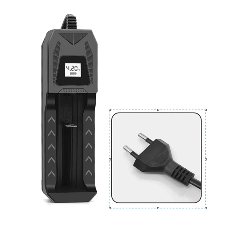 Ładowarka etui z funkcją ładowania 18650 1.2V nr 7/ 5 uniwersalna ładowarka odpowiednia dla 14500 16340 26650 18500 18650 21700 wtyczka ue