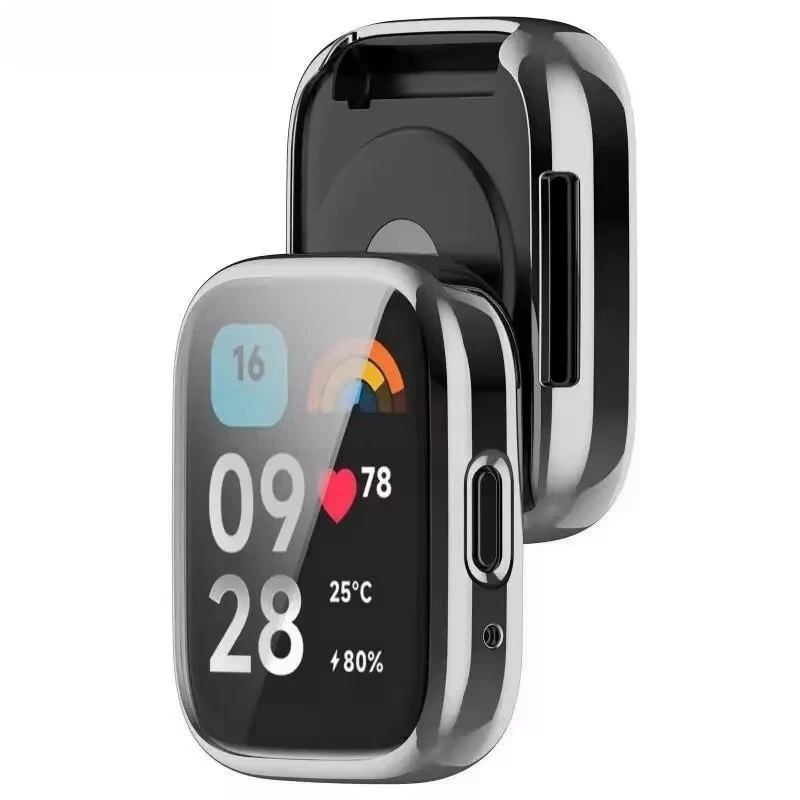 3PCS Soft TPU Case For Redmi Watch 4  3 Active Smart Watchband Screen Protector Silicone Cover for Xiaomi Redmi Watch4 3Avtive image 5