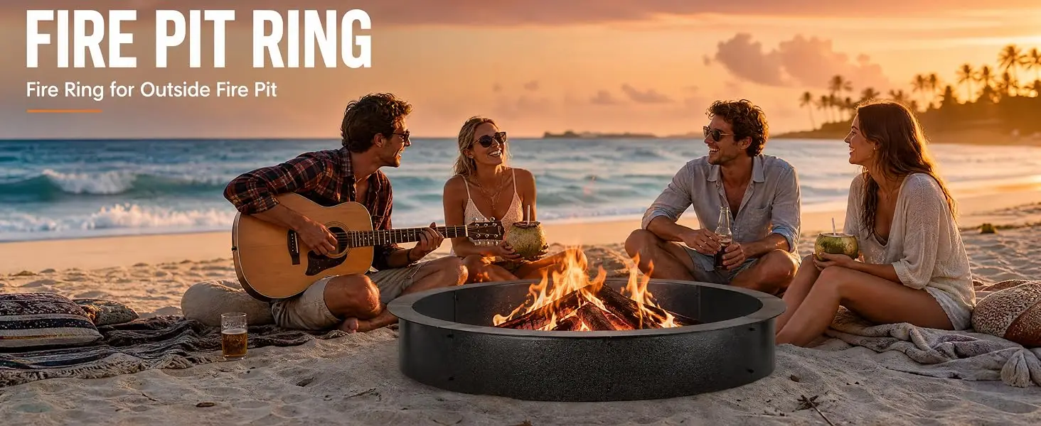 Smokeless Fire Pit Ring Steel Fire Ring