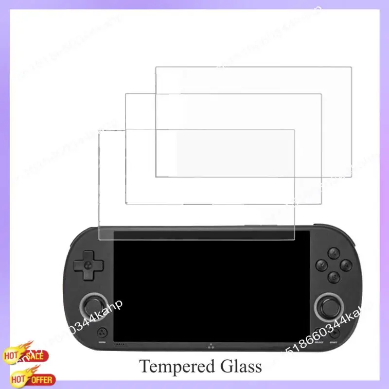 CLCU لوحدات تحكم الألعاب Trimui Smart Pro 9H طبقة من الزجاج المقسى المضادة للخدش HD واقي للشاشة طبقة زجاجية واقية