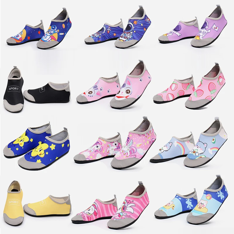 

Children's Beach oes 2026 Diving Snorkeling Water oes Anti-Slip Cut-Resistant Lightweight Qui-Dry Breathable for Boys G...