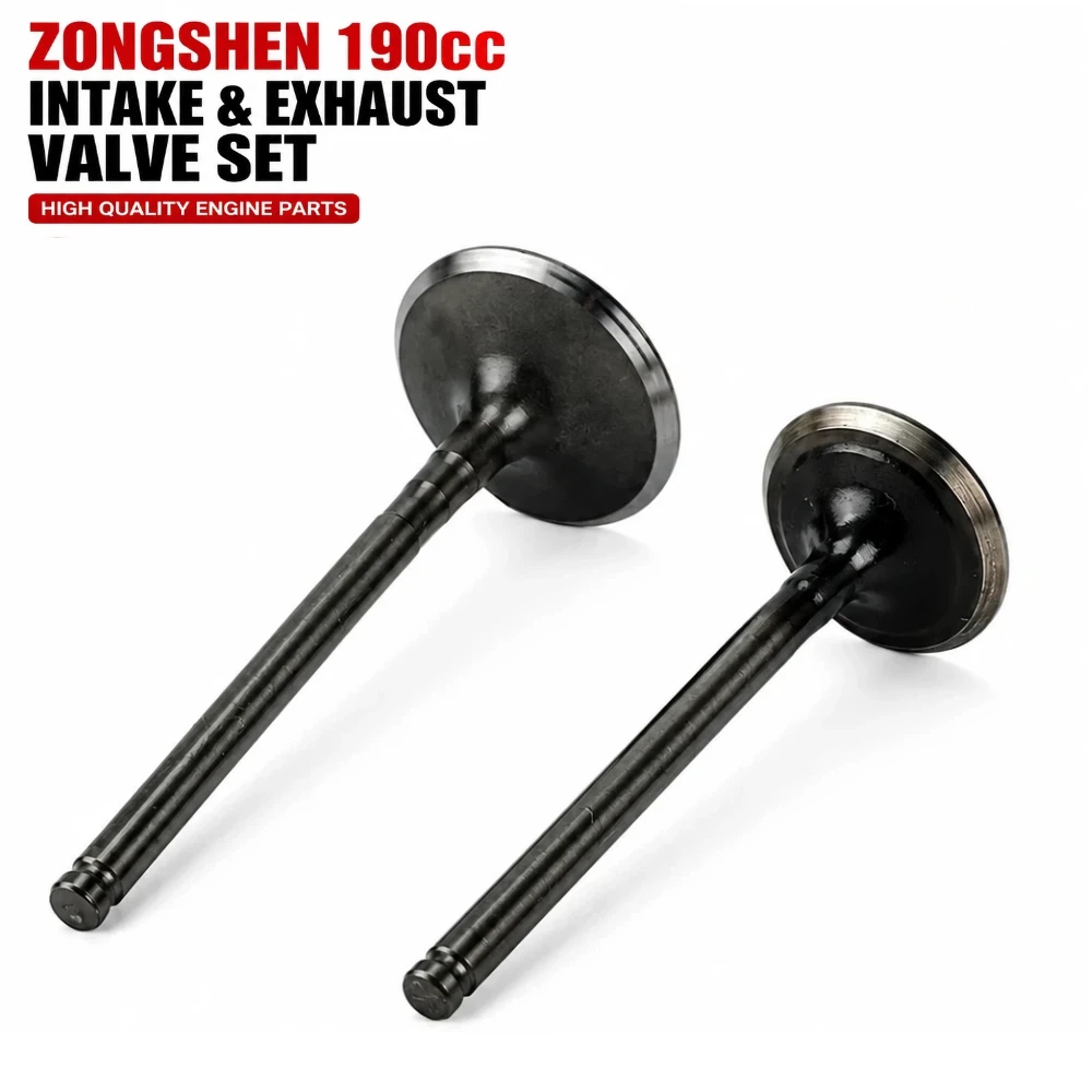Kit de soupapes d'admission et d'échappement pour moteur Zongshen 190cc, 4 temps, pour cylindre de moto, pièces de rechange pour Z190 W190