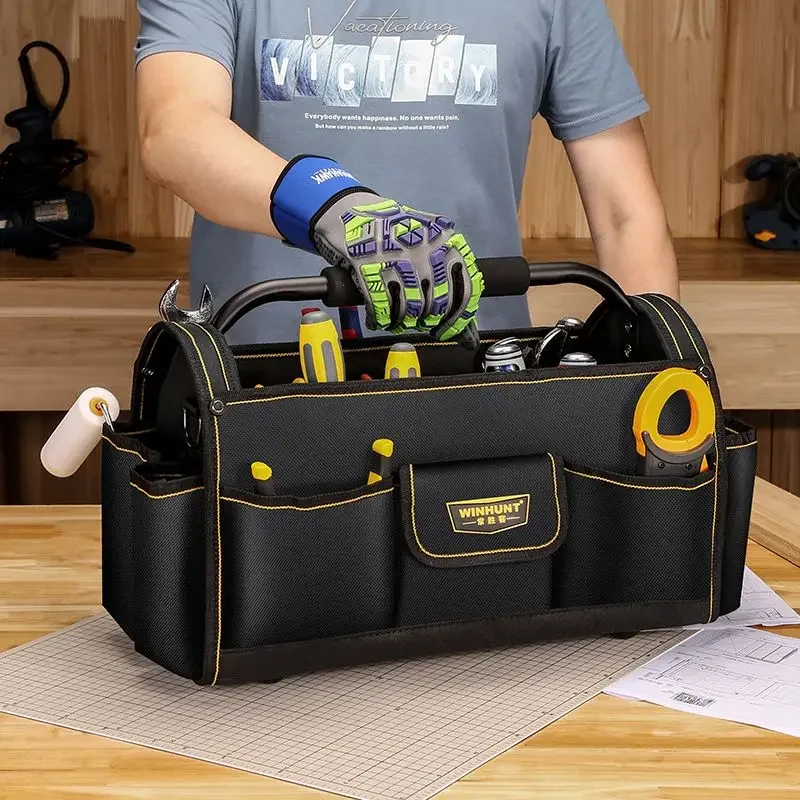 Multifunctional Portable Tool Handbag Organizer Oxford Cloth Tools Packaging Bag Electrician Carpenter Hardware Repair Tool Bags