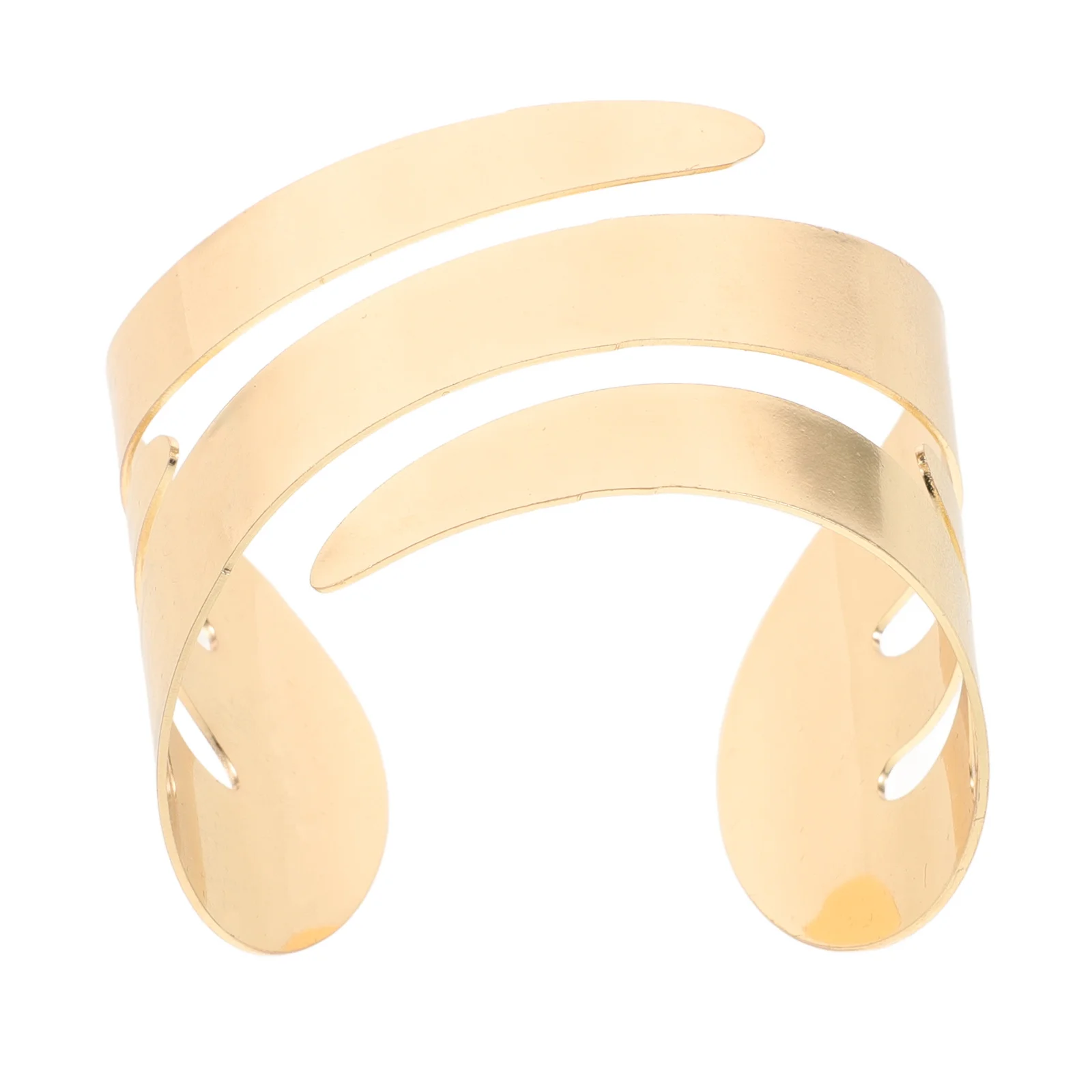 

Open Wide Geometric Metal Bracelet Chunky Cuff Adjustable Stylish Women Open Bracelet Wrist Cuff Wrap Bangle Ladies Bracelets