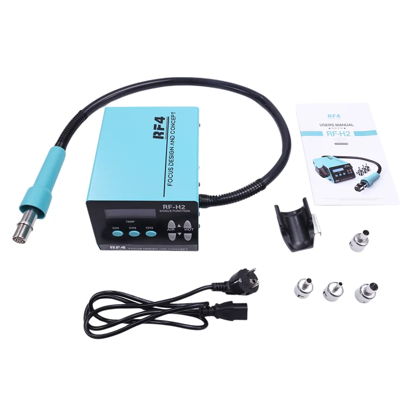 

RF-H2 1000W Fast Desoldering Hot Air Tool Soldering Station Digital Intelligent BGA Rework Station To PCB Chip-A50M
