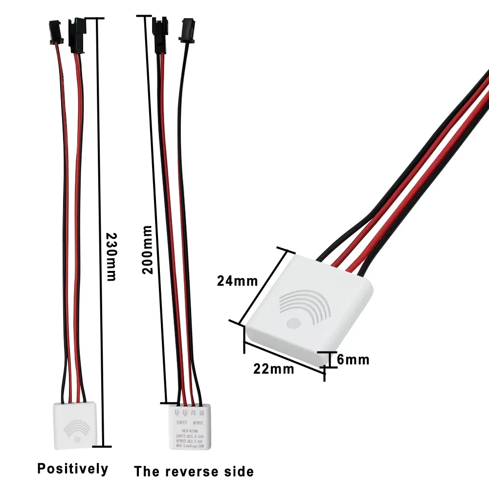 

10PCS High Sensitivity Microwave Motion Sensor Switch Home Smart Motion Detector 5.8GHz DC 3.3-24V