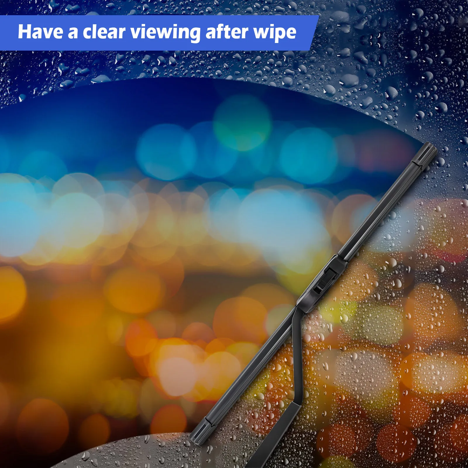 

10pcs Frameless Wiper Blades Refills Universal Fit For Car Truck Van Bus Windshield Rubber Strips Replacement Auto Glass