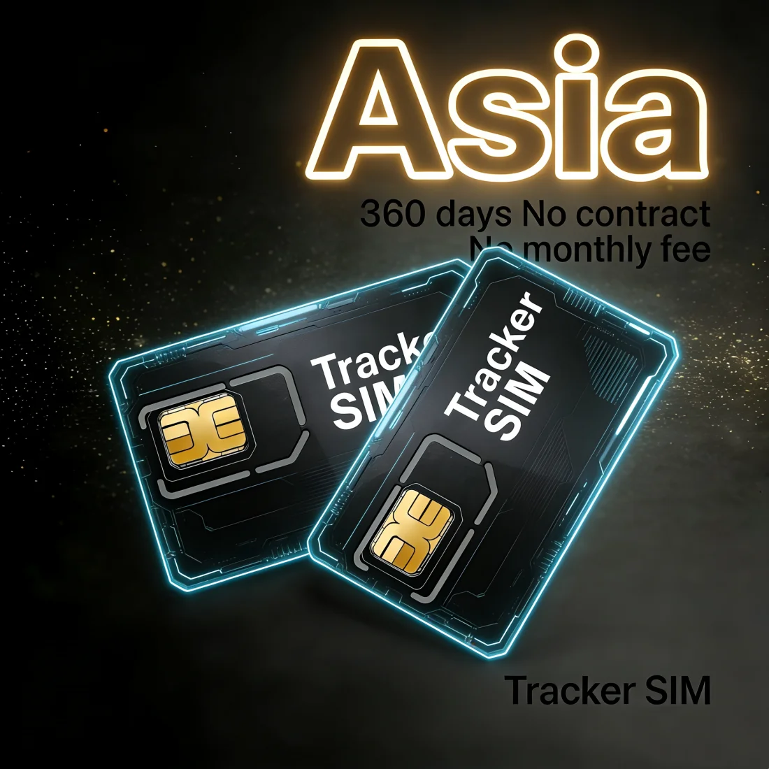 4G Walkie Talkie SIM Card – 500M Data, Asia Roaming, Universal for IoT & GPS Tracker