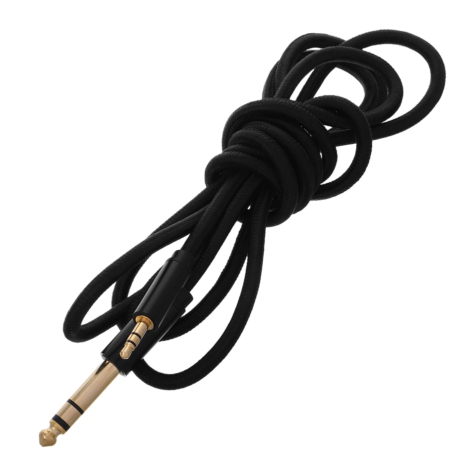 Audio Cable 3.5mm to 6.5mm Male Male Adapter Cord 2m for Electric Guitar Headphone Speaker Piano Amplifier Mixing Console Stereo