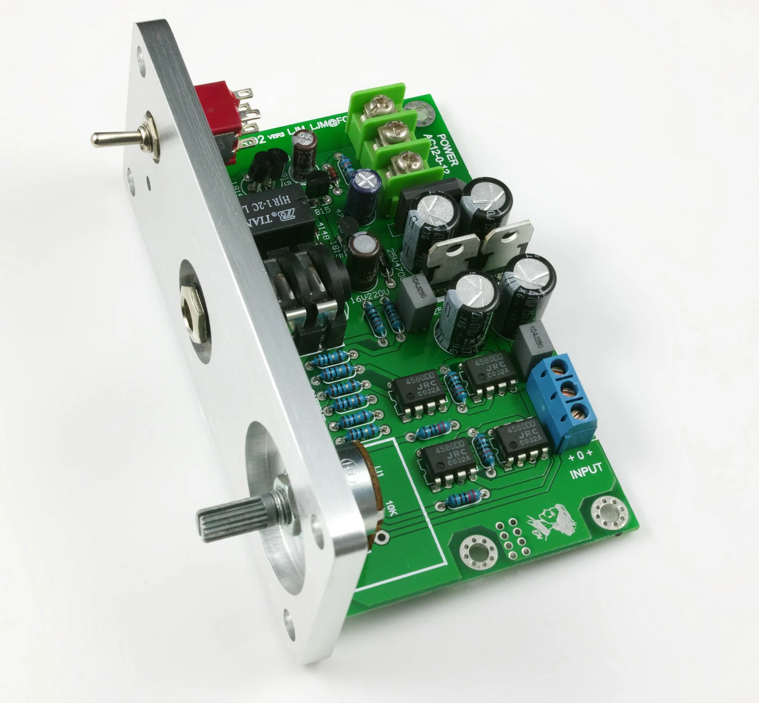 Finished LJM HA-PRO2 monitor level headphone amplifier