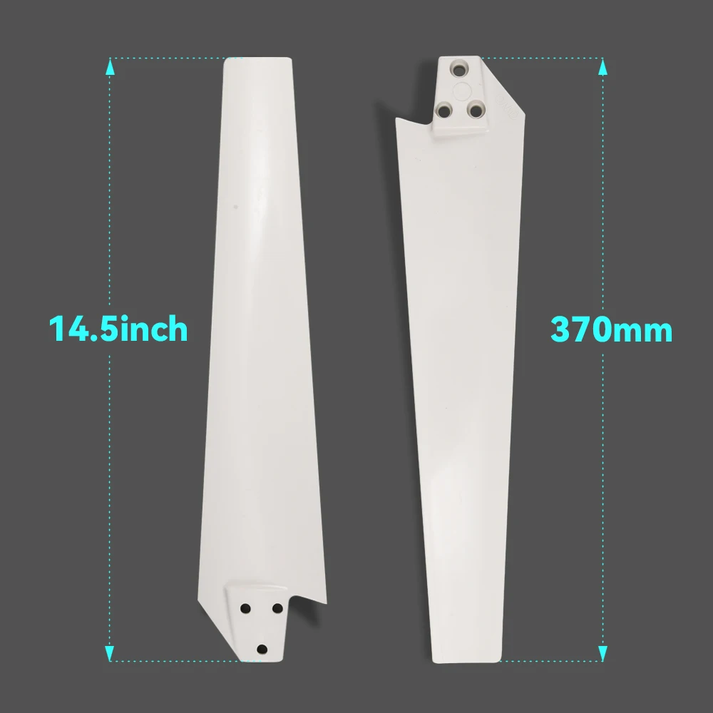 370mm Blades For Horizontal Wind Turbine 2000W 2KW Wind Generator Accessories DIY Blades For Home Use