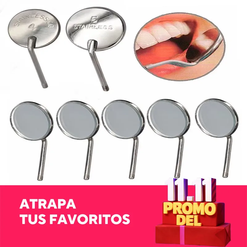 

Dental Mouth Mirror Anti Fog Withnot Handle Mouth Mirror Tops Stainless Steel Oral Endoscope Mirror Teeth Whitening Dentist Tool