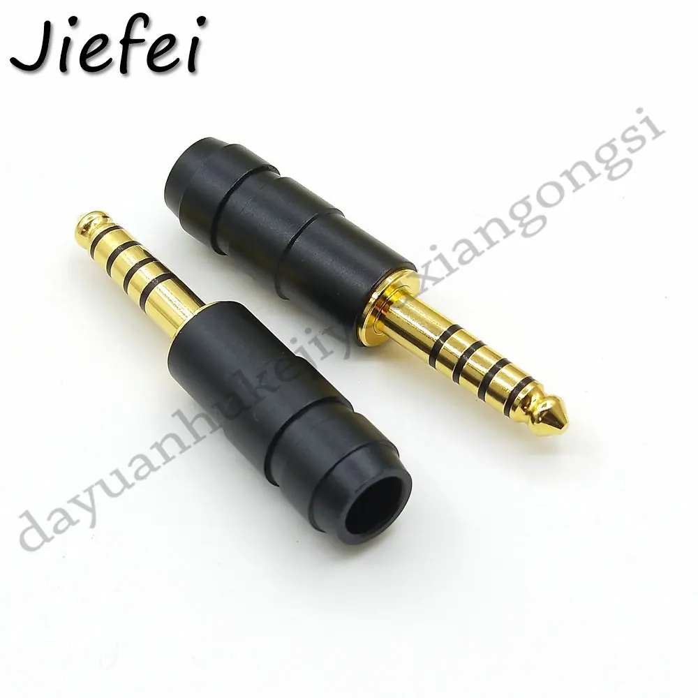 50Pcs 4.4mm 5Pole plug Headphone Earphone DIY Plug for Sony PHA-2A TA-ZH1ES NW-WM1Z NW-WM1A adapter Tail hole 5mm/6mm