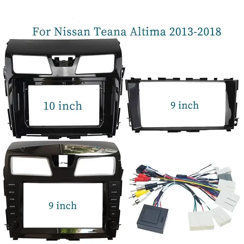 

Car Frame Fascia Decoder For Nissan Teana Altima 2013-2018 Android Radio Dash Fitting Panel Kit