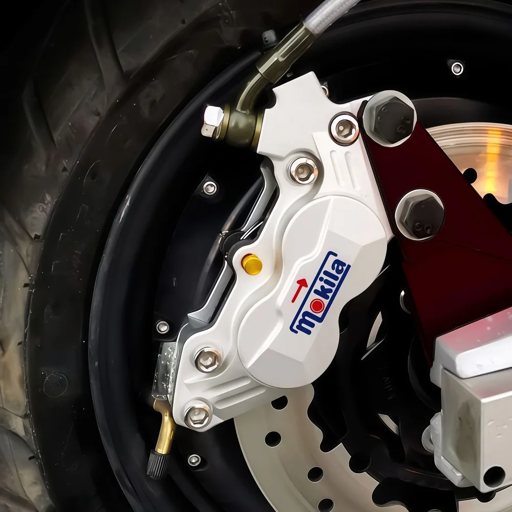 40mm Motorcycle Disc Four Major Abalone Brake Calipers CNC Aluminum Alloy For Yamaha Kawasaki Accessories Modification Universal - Image 5