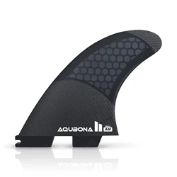 Dual Tab II G3/G5/G6 Tri Fin Set Half Carbon+Honeycomb Performance Surfboard Fins for Surfing