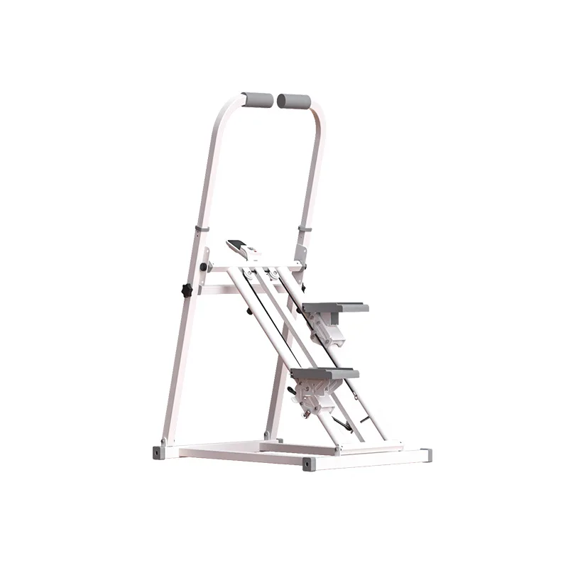New Foldable ABS Home Stepper Indoor Stair Climber Exercise Machine Adjustable Handrail Anti-Slip Steps-Factory Direct