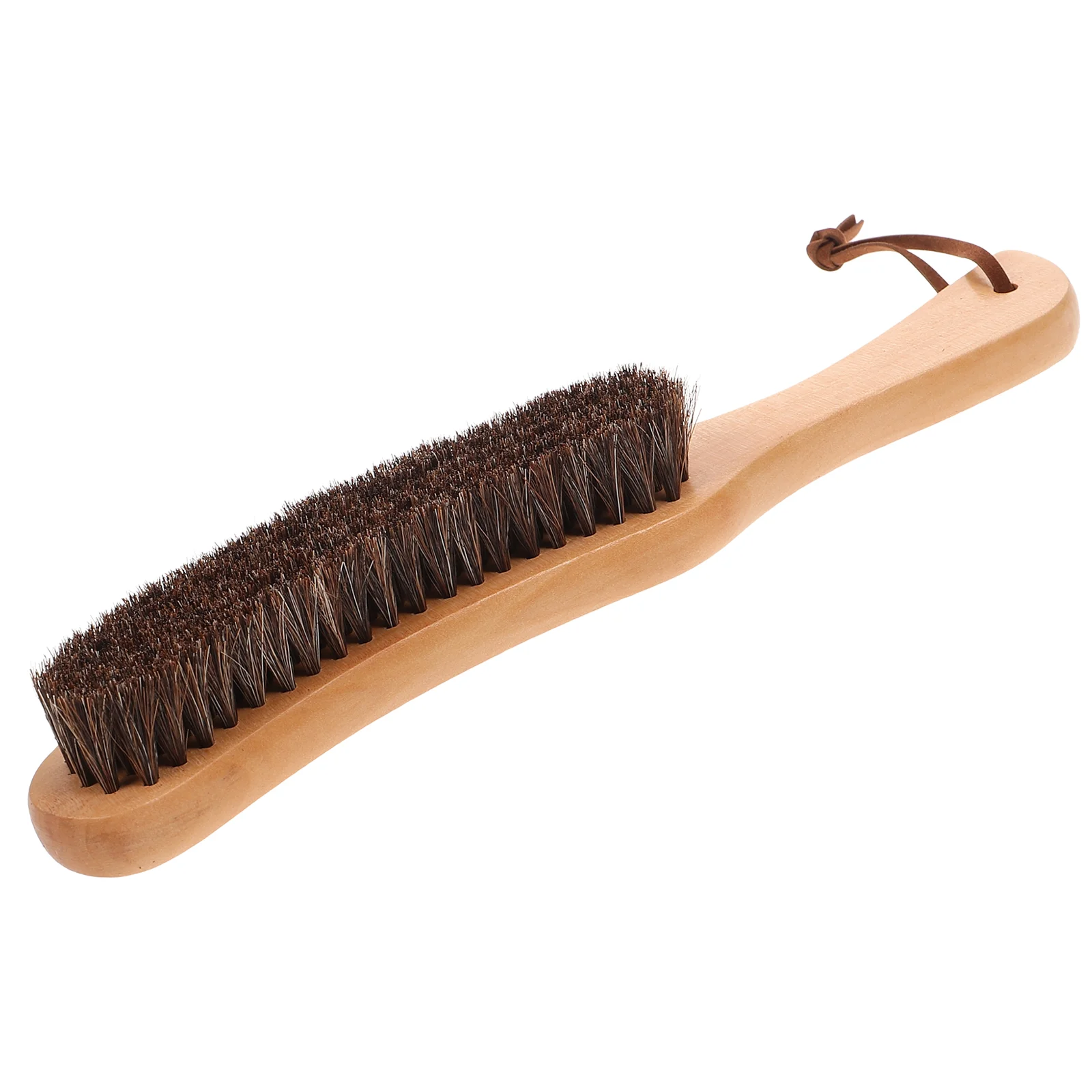 Horsehair Shine Shoes Brush Outfits Lint Remover Carpet Wooden Furniture Scrubber