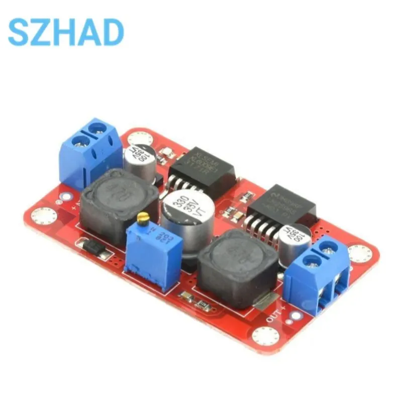 LM2577S To LM2596S Dual-chip Automatic Converter DC Solar Buck-boost Voltage Module High-power Adjustable Vehicle Power Module