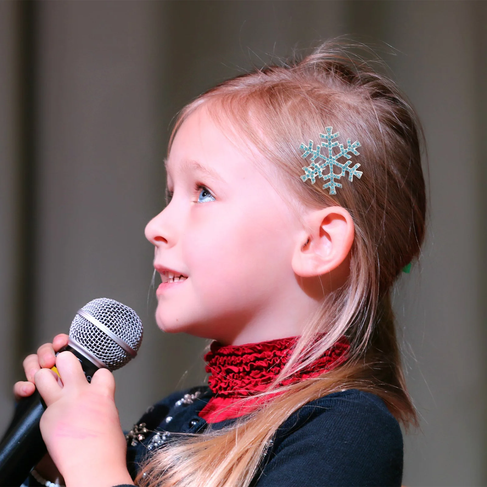 مجموعة مشابك شعر بشريط مختلط مكونة من 6 قطع من أحجار الراين المعدنية الملونة المتينة لتصفيف الشعر #5