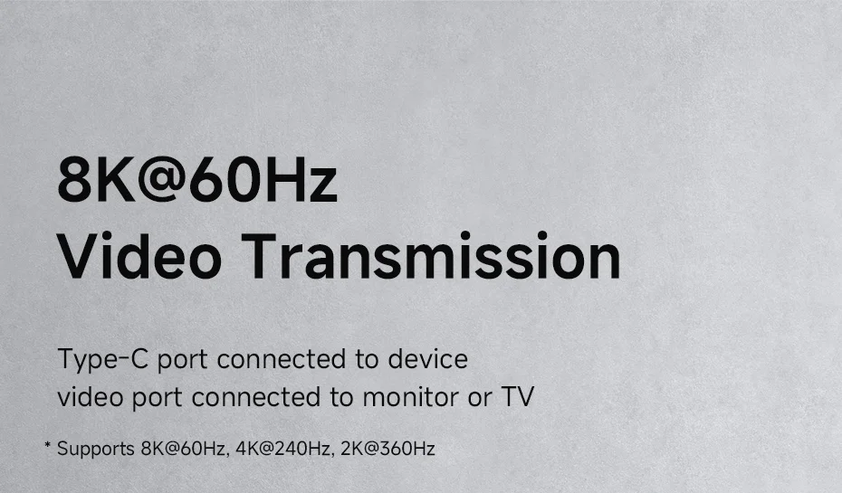Hagibis HDMI/DisplayPort to USB-C Adapter 8K 60Hz
