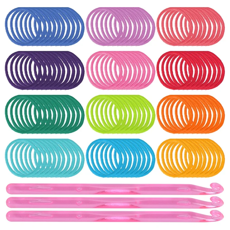 192 Pcs 7 Inches Potholder Loops Weaving Loom Loops Weaving Craft Loops With 12 Colors For DIY Crafts Supplies A Promotion