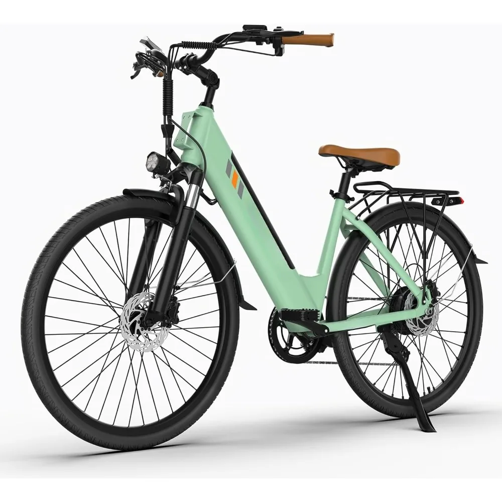 

V80 Electric Bike, 1000W Motor 28MPH Ebike,48V 13Ah Removeable Battery,26''City Cruiser Adult Electric Bicycles up to,Customized