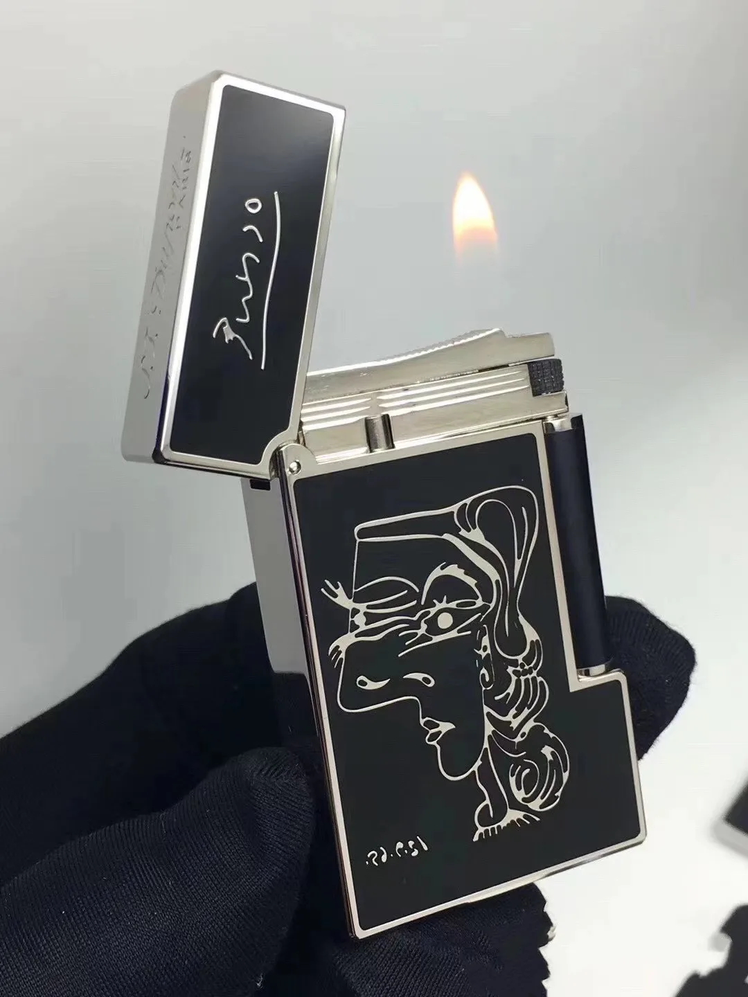 S.T. Dupont L2 Picasso Pattern Lighter Collection Stdupont Lighters