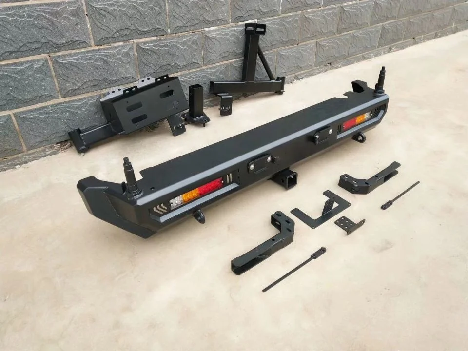 New Rear Bumper With Spare Tire Carrier & Fuel Tank Holder for Suzuki Jimny JB64 JB74 2018+ 3
