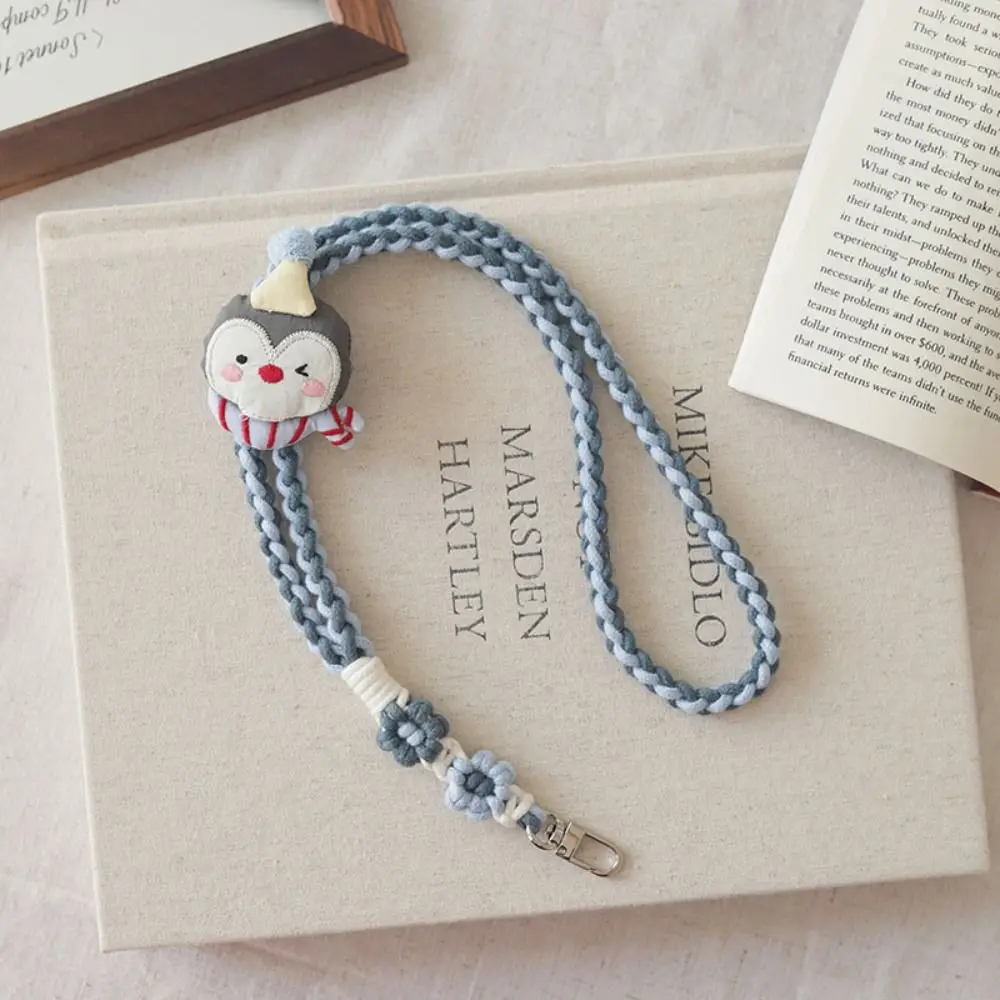 الحلو اليدوية شريط للرسغ مكافحة خسر الكرتون بروش الكروشيه نسج الحبل نسج سلسلة حقيبة ملونة حبل مضفر يوميا