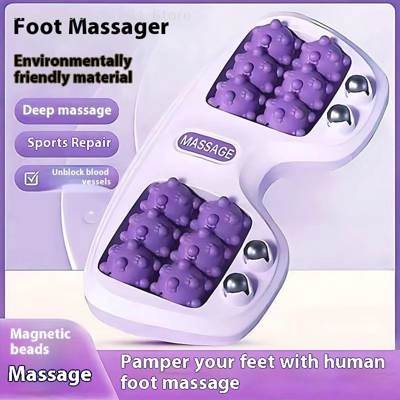 

1Pcs Cat's Paw Foot Massage Roller Magnetic Bead Roller Multi-Point Foot Massage Foot Therapy Rubbing Foot Massager
