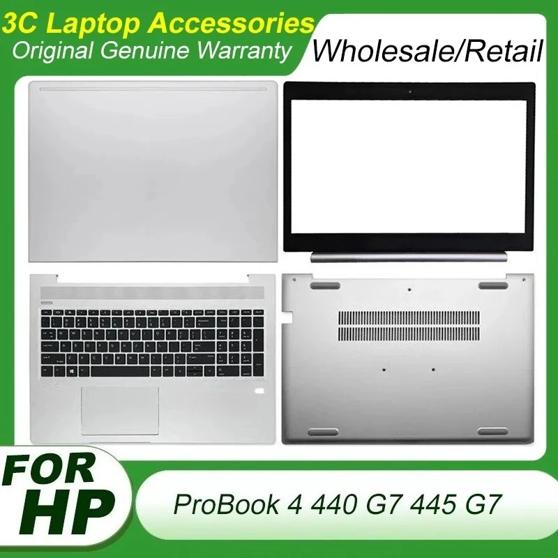 

Новый оригинальный ЖК-дисплей для ноутбука HP ProBook 440 G7 445 G7, задняя крышка, передняя панель, упор для рук, верхняя подсветка, нижняя часть клавиатуры