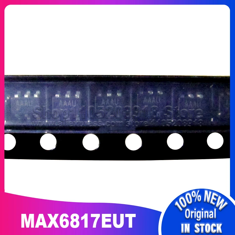 10 unids/lote MAX6817EUT MAX6817EUT + T MAX6817 AAAU SOT23-6 100% nuevo stock puntual