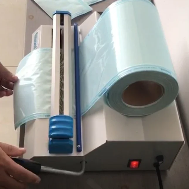 OEM/ODM AMEF008 Continues Seal Manual Cutting Automatic Heat Sealer  for  Medical Facemask Packaging
