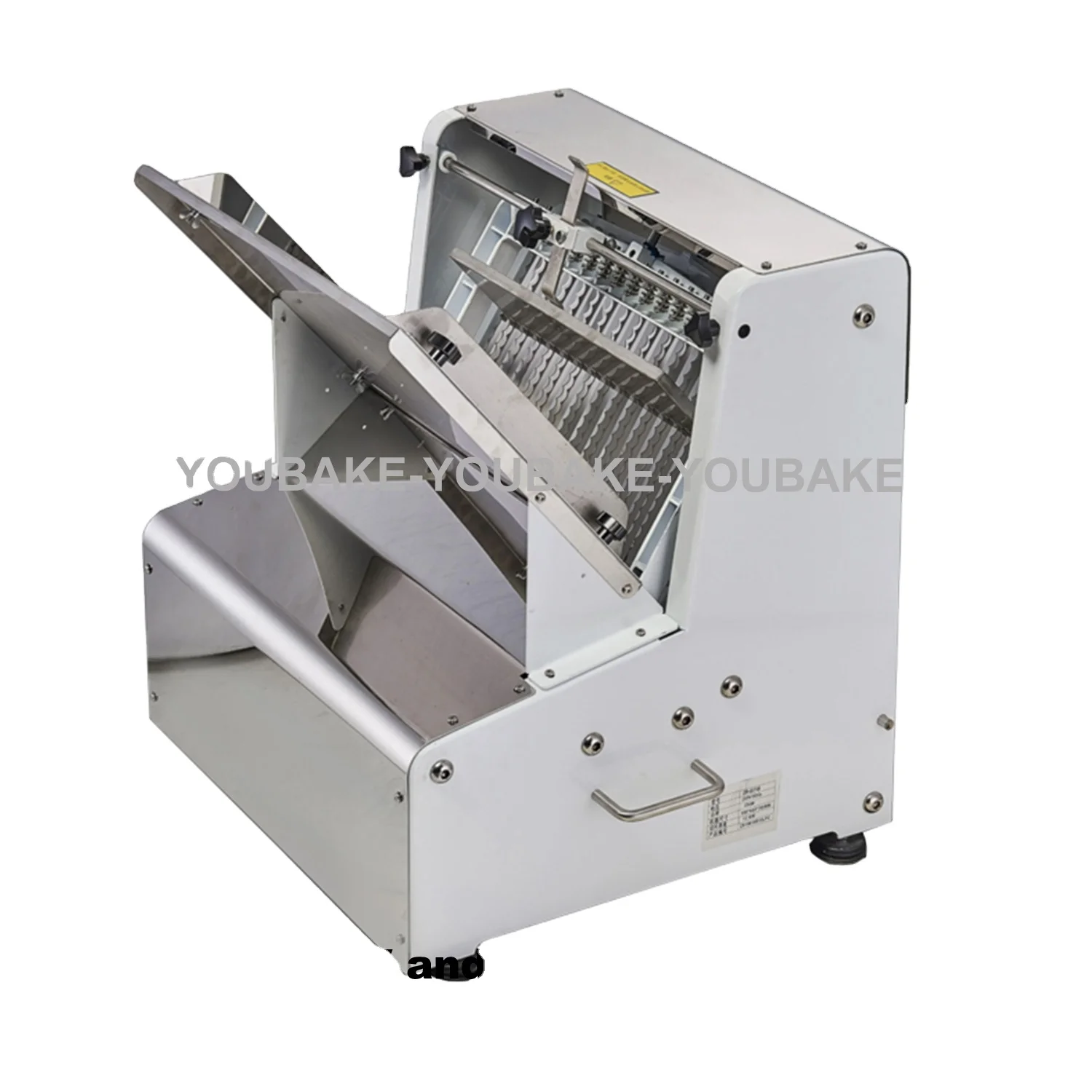 Professional Automatic Continuous Loaf Burger Toast Slicer Bread Cutter Toast Cutting Machine