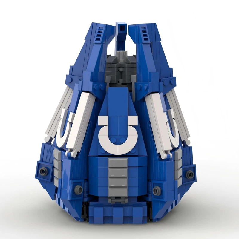 Bricklink moc batalha tanque militar land raider jogo robô redemptor dreadnought mecha guerreiro define blocos de construção brinquedos do miúdo presente
