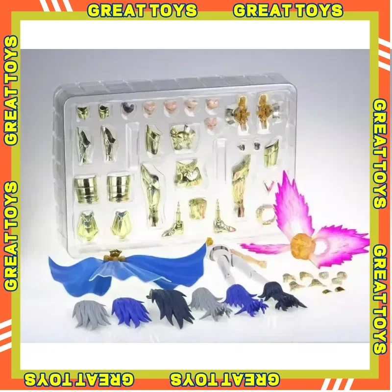 

In Stock CS Model Saint Seiya Myth Cloth EX Gemini Saga with Galaxian Explosion Gold/24K/OCE Knights of The Zodiac Action Figure