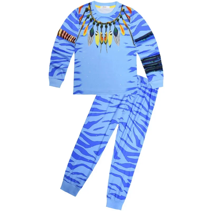 Halloween Aar The Way of Water Alien Anime cosplay for Boy Girl Clothes Autumn Spring Pajamas Costume Kids Casual Sportswear