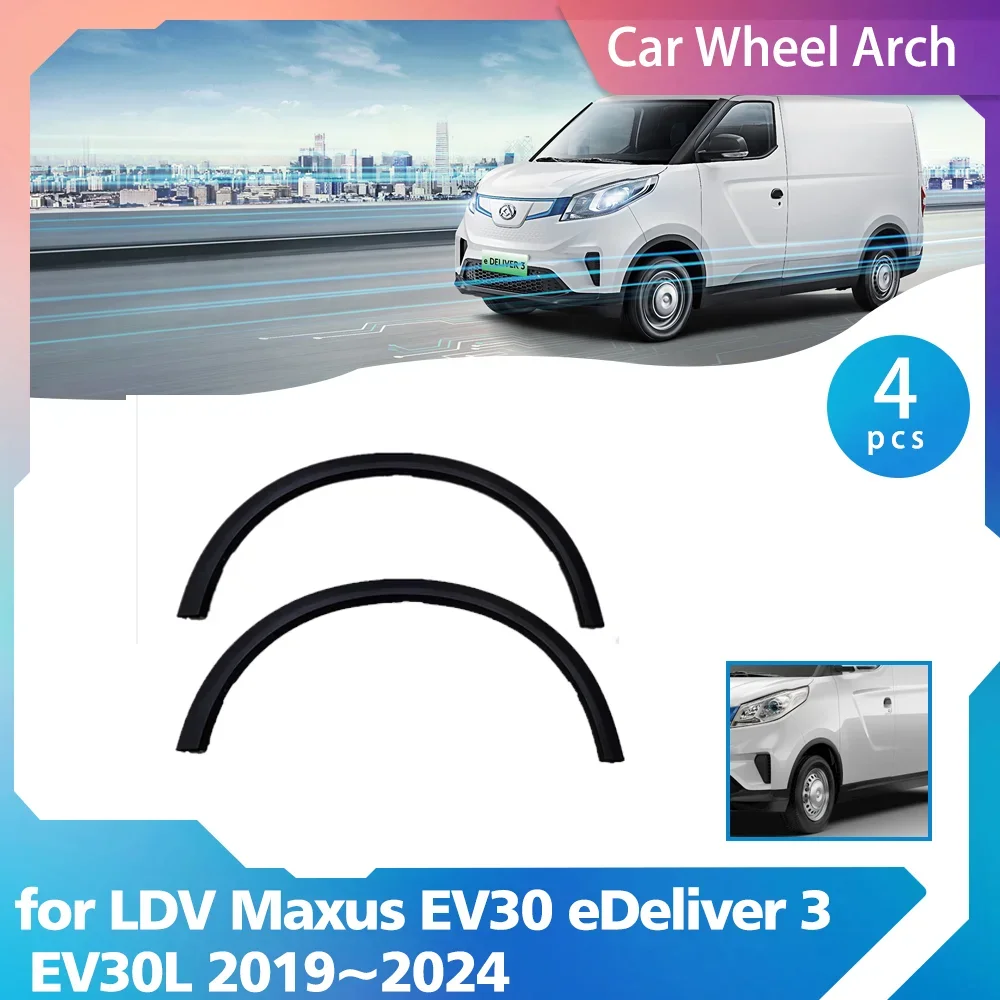 

Car Wheel Arch for LDV Maxus EV30 eDeliver 3 EV30L 2019~2024 2020 Eyebrows Moulding Fender Spoiler Flares Arches Trim Accessorie