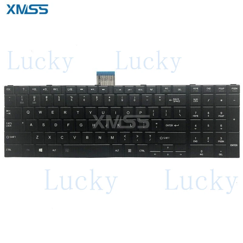 Nuevo teclado en inglés estadounidense para ordenador portátil Toshiba Satellite L870 L870D L875 L875D